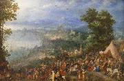 View of a Port city, Jan Brueghel